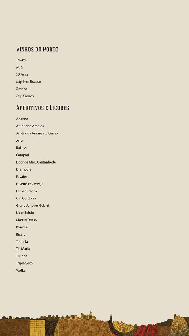 Cafe Santiago Ementa