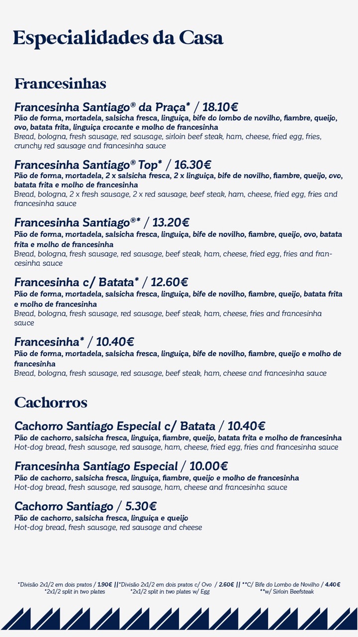 2 – santiago praça menu