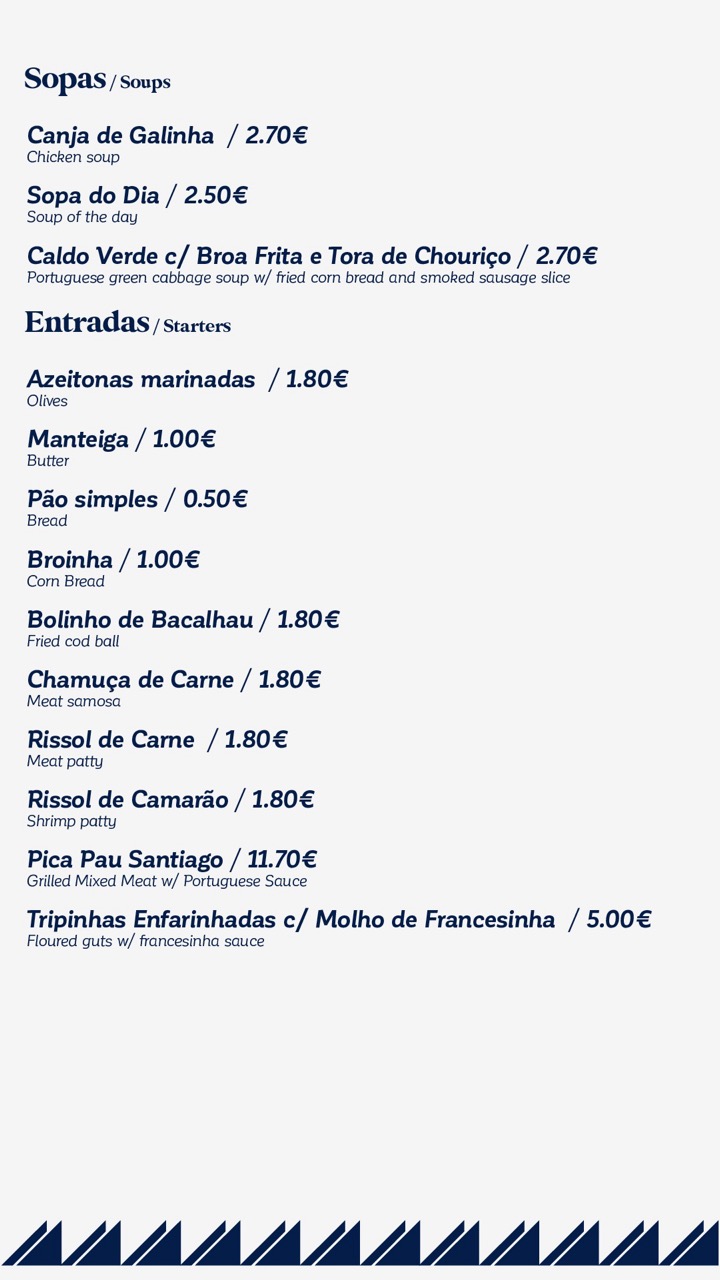 7 – santiago praça menu